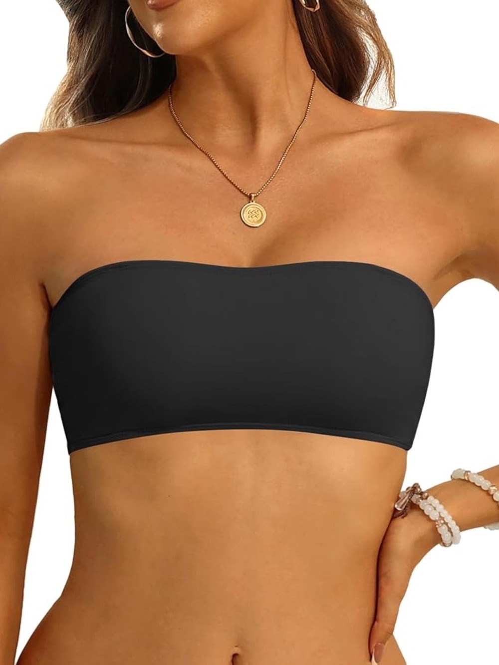 Vilebrequin strapless bandeau bikini top